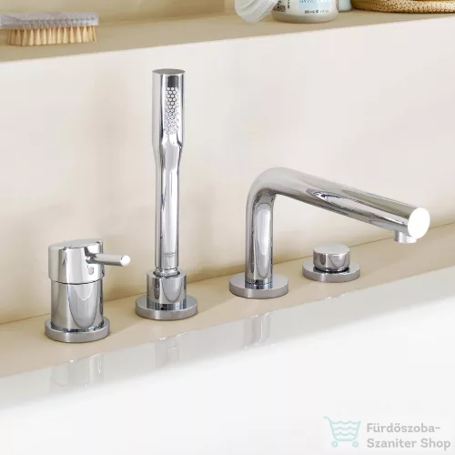 Grohe ESSENCE 4-lyukas, egykaros kádkombináció, króm 19578001