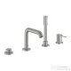Grohe ESSENCE 4-lyukas kádtötő csaptelep, zuhanyszettel, Steel 19578DC1