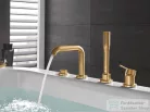 Grohe ESSENCE 4-lyukas, egykaros kádkombináció, matt cool sunrise 19578GN1