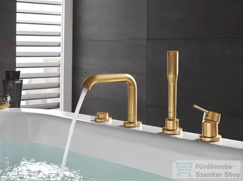 Grohe ESSENCE 4-lyukas, egykaros kádkombináció, matt cool sunrise 19578GN1