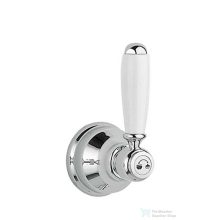   Bugnatese ACCESSORI Zuhanyváltó fal alatti, 2 utas ANTIK STÍLUS króm színben 19675