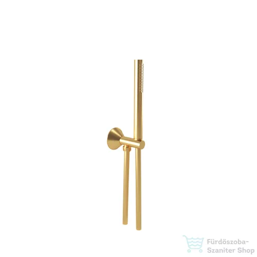 Bugnatese Orion gégecső csatlakozós zuhanytartó zuhanyszettel,szálcsiszolt arany 19693OS