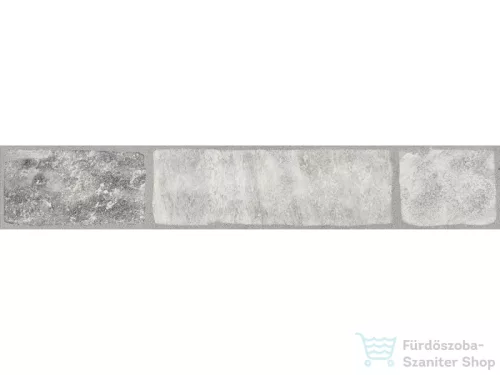 Sichenia Pavè delle Alpi QUARZO Grigio muretto 10x60 cm-es fali szegély, 197002