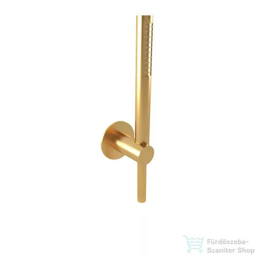 Bugnatese zuhanyszett fix tartóval,szálcsiszolt arany 19706OS