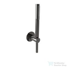 Bugnatese zuhanyszett fix tartóval,PVD fekete 19706PT