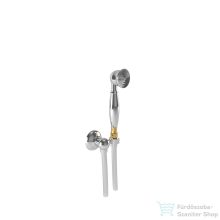   Bugnatese gégecső csatlakozós zuhanyszett tartóval,króm/arany 19712CRDO