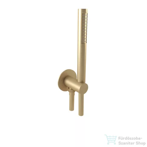 Bugnatese  gégecső csatlakozós zuhanytartó zuhanyszettel,matt bronz 19716BO