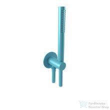   Bugnatese gégecső csatlakozós zuhanyszett,pasztell türkizkék 19716TP