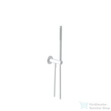   Bugnatese gégecső csatlakozós zuhanyszett tartóval,matt fehér 19717BI