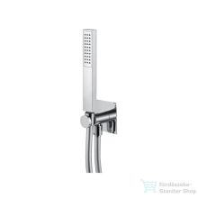   Bugnatese gégecső csatlakozós zuhanytartó zuhanyszettel,króm 19718CR