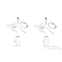   Bugnatese KOBUK Magasító szett mosdócsaptelephez króm színben 19850