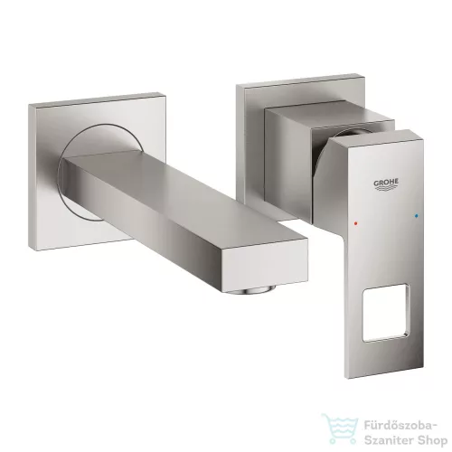 GROHE Eurocube falsík alatti mosdó csaptelep,Supersteel 19895DC0