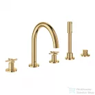 Grohe Atrio 5-lyukas kádkombináció, cool sunrise 19923GL3