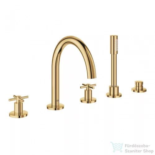 Grohe Atrio 5-lyukas kádkombináció, cool sunrise 19923GL3