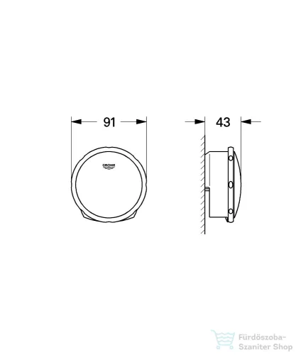 Grohe Talentofill le-és túlfolyó színkészlet,Hard Graphite 19952A00