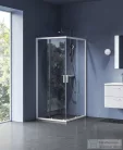 Ravak BLIX II NBLRV2 80x80 cm-es tolóajtós zuhanykabin, transparent üveg, fehér 1LM40E00Z1