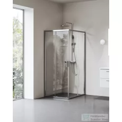   Ravak BLIX II NBLRV2 90x90 cm-es tolóajtós zuhanykabin, transparent üveg, króm 1LM70C00Z1