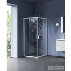   Ravak BLIX II NBLRV2 90x90 cm-es tolóajtós zuhanykabin, transparent üveg, fehér 1LM70E00Z1