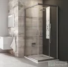 Ravak BLIX BLRV2-80 80x80 cm-es sarokbelépős zuhanykabin,Szatén+transparent 1LV40U00Z1