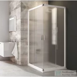   Ravak BLIX BLRV2-90 90x90 cm-es sarokbelépős zuhanykabin,Fehér+grape 1LV70100ZG