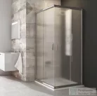 Ravak BLIX BLRV2-90 90x90 cm-es sarokbelépős zuhanykabin,Króm+grape 1LV70C00ZG