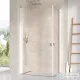 Ravak CHROME CRV1-80 80 cm-es nyíló zuhanyajtó (csak az egyik oldal),Fehér+transparent 1QV40101Z1