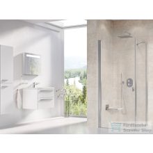   Ravak CHROME CRV1+CPS 80x100 cm-es nyílóajtós,zuhanykabin oldalfallal,króm/transparent 1QV40C01Z1SET80CPS100