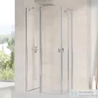 Ravak CHROME CRV2-90 90 cm-es nyíló zuhanyajtó fix résszel (csak az egyik oldal),krómhatású+transparent 1QV70C00Z1