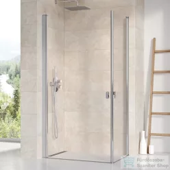   Ravak CHROME CRV1-90 90 cm-es nyíló zuhanyajtó (csak az egyik oldal),Fényes alumínium+transparent 1QV70C01Z1