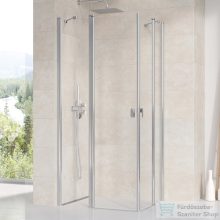   Ravak CHROME CRV2-120 120 cm-es nyíló zuhanyajtó fix résszel (csak az egyik oldal),krómhatású+transparent 1QVG0C00Z1