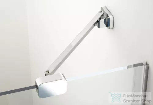 Ravak BRILLIANT BSRV4 80x80 cm-es nyílóajtós zuhanykabin,króm+transparent,1UV44A00Z1SET