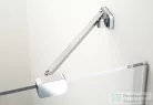 Ravak BRILLIANT BSRV4 80x80 cm-es nyílóajtós zuhanykabin zsanér,fogantyú,merevítő (B-SET) nélkül,króm+transparent,1UV44A00Z1