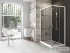Ravak BLIX BLRV2K+BLRV2K 80x100 cm-es tolóajtós,sarokbelépős zuhanykabin,fehér/transparent 1XV40100Z1SET80100