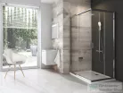 Ravak BLIX BLRV2K+BLRV2K 80x80 cm-es tolóajtós,sarokbelépős zuhanykabin,króm/transparent 1XV40C00Z1SET8080