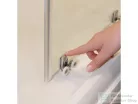 Ravak BLIX BLRV2K+BLRV2K 100x120 cm-es tolóajtós,sarokbelépős zuhanykabin,szatén/transparent 1XVA0U00Z1SET100120