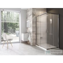   Ravak BLIX BLRV2K+BLRV2K 110x110 cm-es tolóajtós,sarokbelépős zuhanykabin,króm/grape 1XVD0C00ZGSET110110