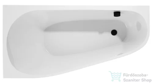 Sapho POLYSAN PROJEKTA L MONOLITH aszimmetrikus kád, balos, sarokba, 156x77x60cm, fehér (20111M)