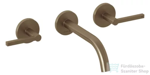 Kludi NOVA FONTE falsík alatti mosdó csaptelep alaptesttel, leeresztő nélkül, szálcsiszolt bronz 20144N115