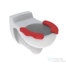   Geberit BAMBINI mélyöblítésű fali wc ülőkepaddal gyerekeknek,fehér/kármin vörös 201710000