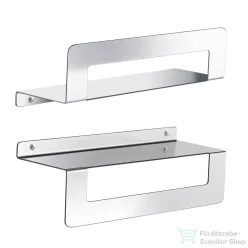   Sapho CLEO polc és/vagy törölközőtartó, 300mm, fényes inox (2019133)