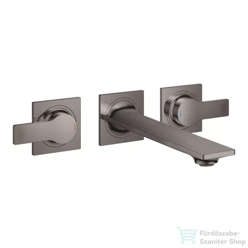 Grohe Allure 3-lyukas falsík alatti mosdó csaptelep, leeresztő nélkül,  grafit 20193A02