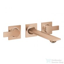   Grohe Allure 3-lyukas falsík alatti mosdó csaptelep, leeresztő nélkül,  matt warm sunset 20193DL2