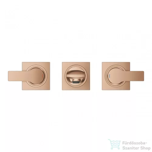 Grohe Allure 3-lyukas falsík alatti mosdó csaptelep, leeresztő nélkül,  matt warm sunset 20193DL2