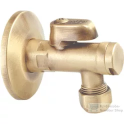   Sapho Sarokszelep 1/2"x308" anyával, bronz 2020BRO