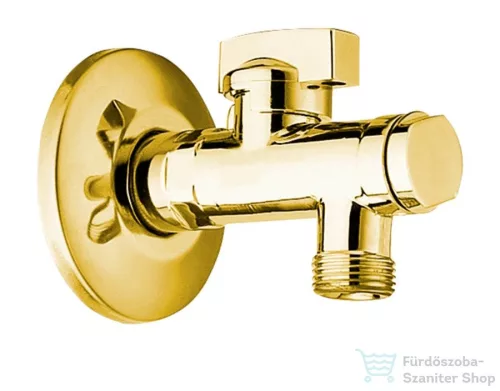 Sapho REITANO ANTEA Sarokszelep 1/2"x308" anyával, arany 2020ZL