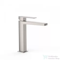   Tres SLIM EXCLUSIVE magasított mosdó csaptelep, leeresztő nélkül, rozsdamentes acél 20210303AC