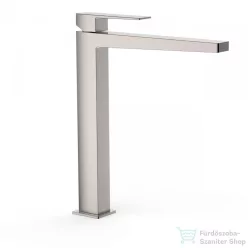   Tres SLIM EXCLUSIVE magasított mosdó csaptelep, leeresztő nélkül, rozsdamentes acél 20210305AC