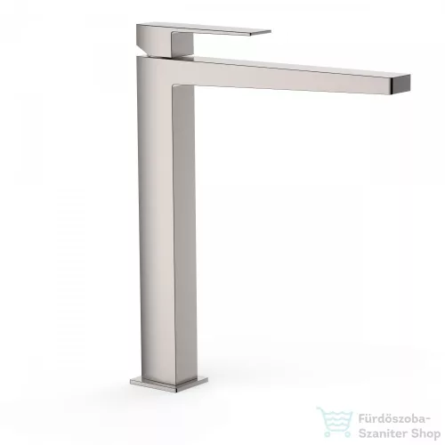 Tres SLIM EXCLUSIVE magasított mosdó csaptelep, leeresztő nélkül, rozsdamentes acél 20210305AC