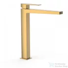Tres SLIM EXCLUSIVE magasított mosdó csaptelep, leeresztő nélkül, matt arany 20210305OM