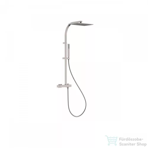 TRES - Slim Exclusive Zuhanyszett fejzuhannyal, kézizuhannyal  steel 20219101AC